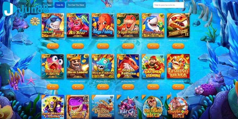 Trải nghiệm những sản phẩm game bắn cá đổi thưởng hấp dẫn, nhận thưởng thả ga